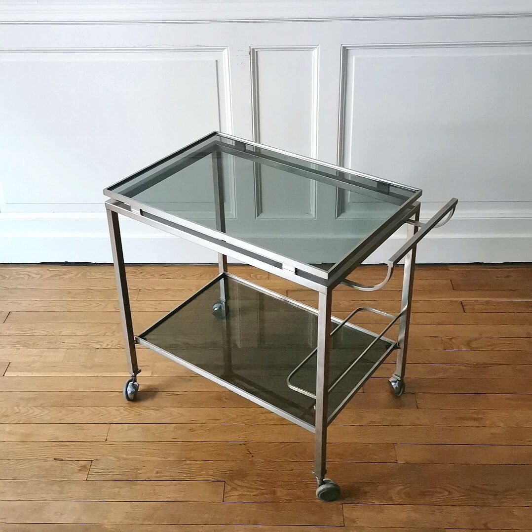 Desserte roulante de Guy Lefèvre, Maison Jansen, 1970
