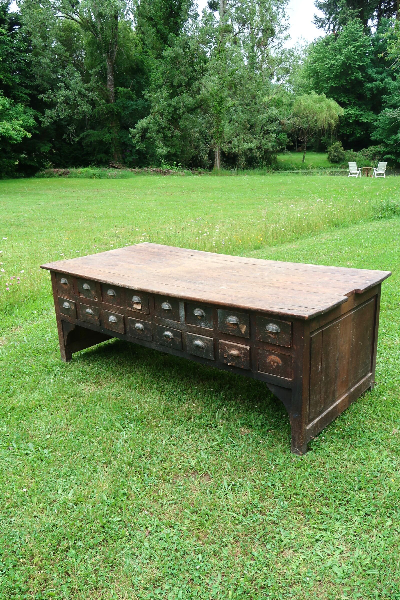 Antique wooden craft furniture
