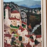 Tableau - village francais