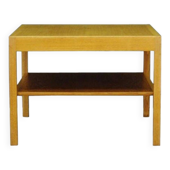 Table basse en frêne, design danois, années 1960, designer : Hans J. Wagner, fabricant : Andreas Tuck