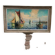 Large oil on canvas "Mediterranean Sea" signed Louis Audrey