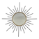 Metal sun mirror, 1950s/60s