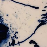 Large designer plate signed by Barbara Schroeder – 41 cm – Contemporary ceramic