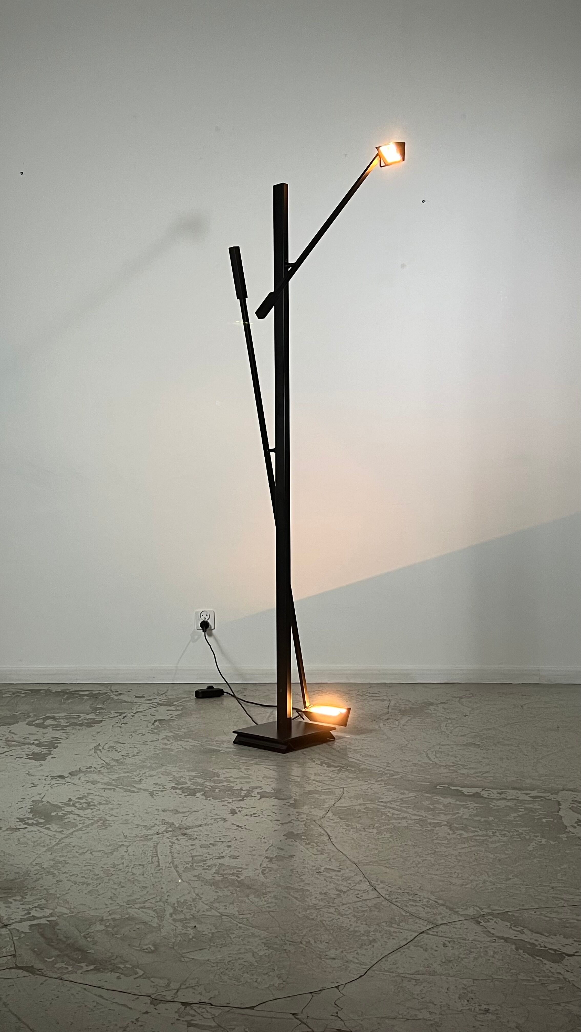 Mikado floor lamp by Michel Senné for Arlumière France 1970