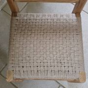 Duo de chaise enfant bois jute et cisal