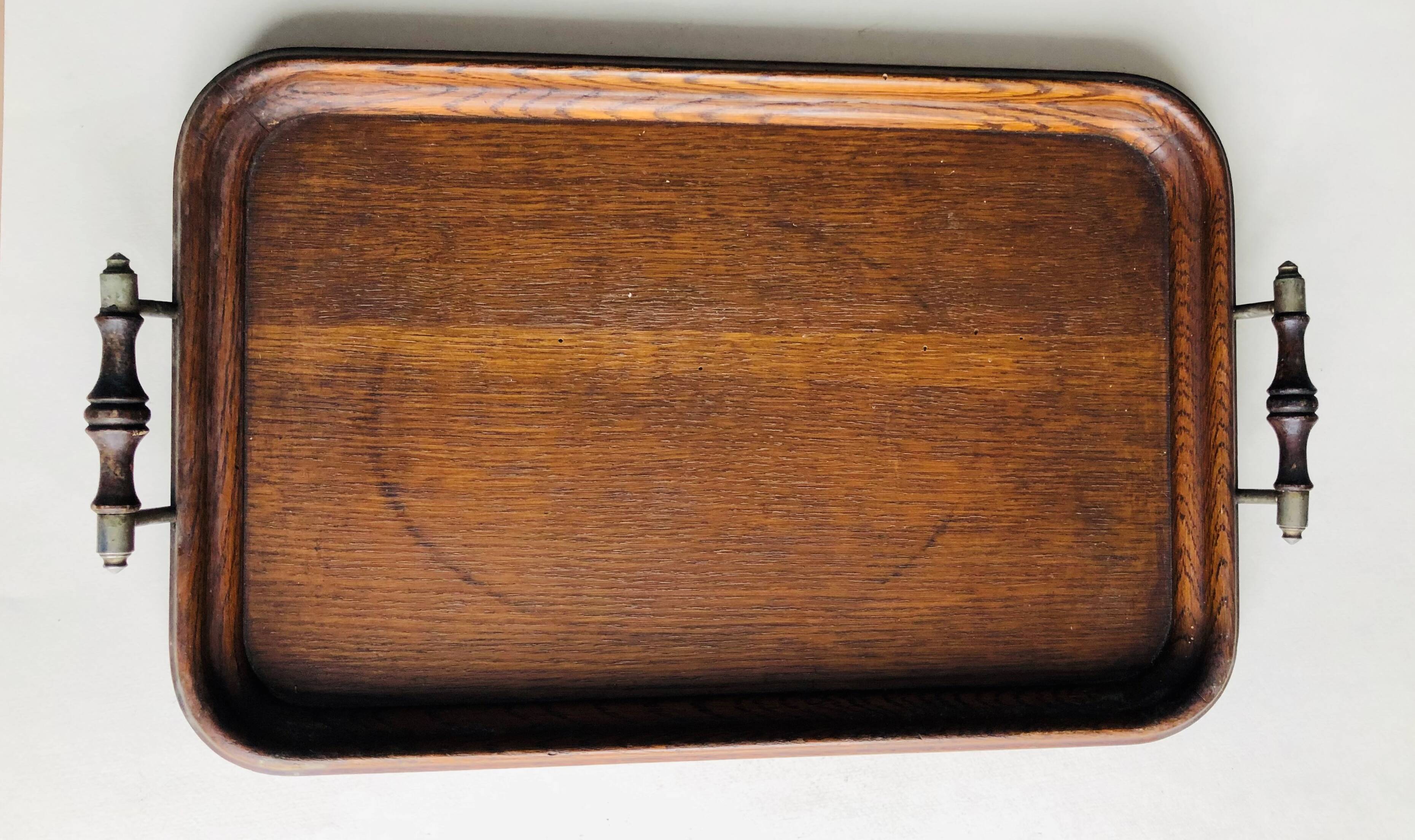 Old wooden tray