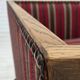 1960s, Danish 2-seater sofa, original condition, furniture wool, oak wood.