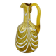 Vintage Italian style amber glass carafe
