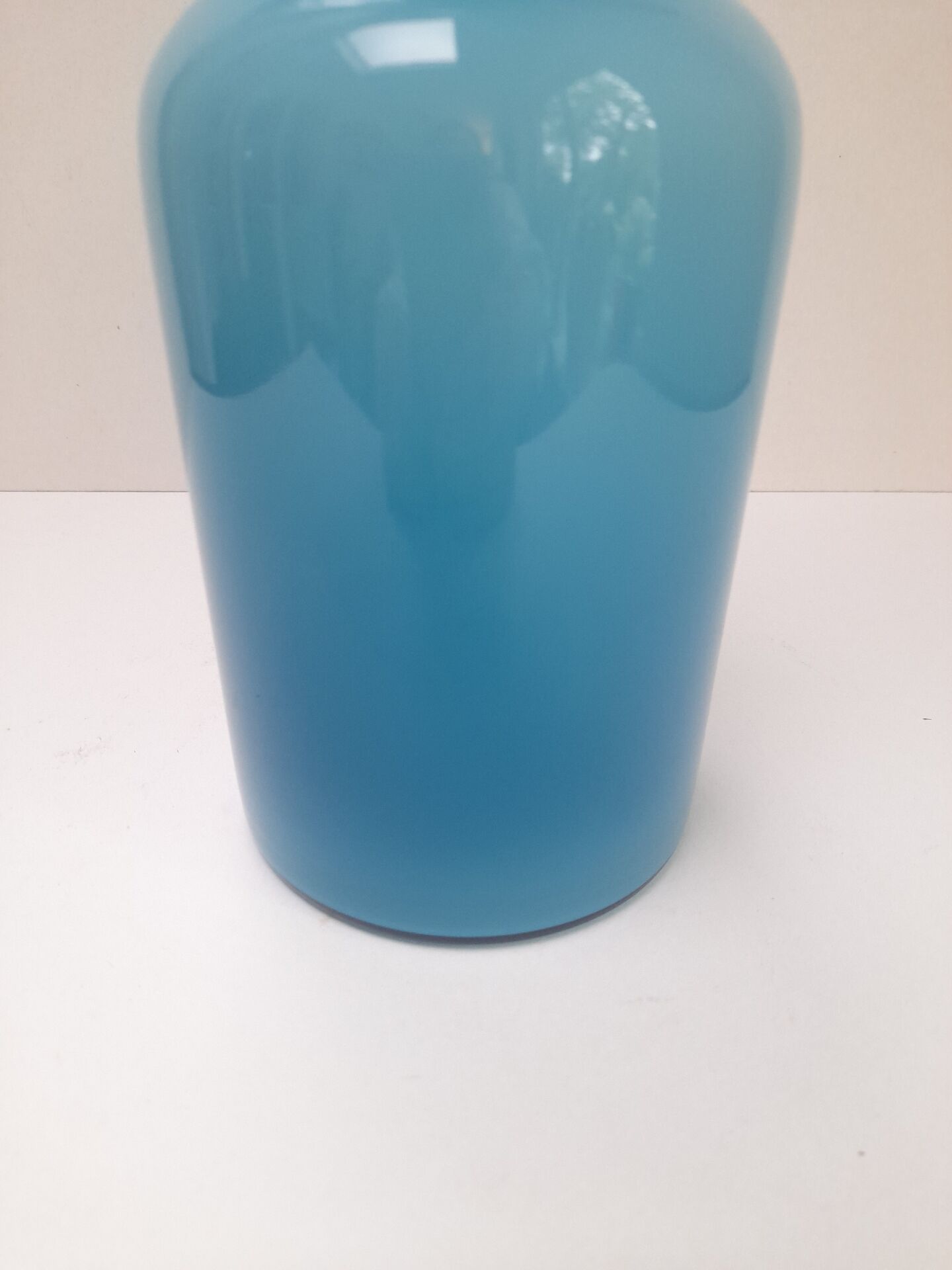 Opaline vase from the Holmegaard Palet collection by Michael Bang.