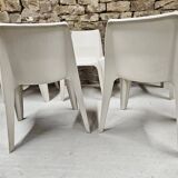 Set of 5 Helmut Bätzner chairs for Bofinger, Germany, 1960s.