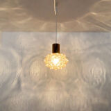 Bubble glass pendant lamp by Helena Tynell for Glashütte Limburg