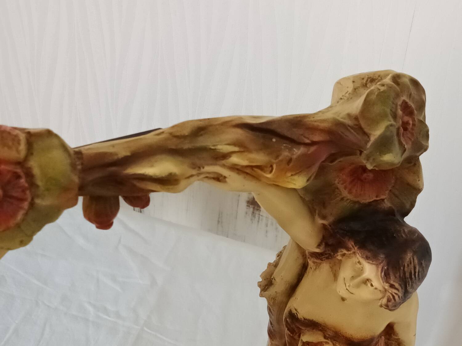 Art Nouveau tabletop mirror