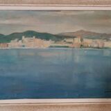 Painting Jean Pierre Capron - Oil On Marine Canvas 50s