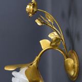 Wall lamp gold vintage pink