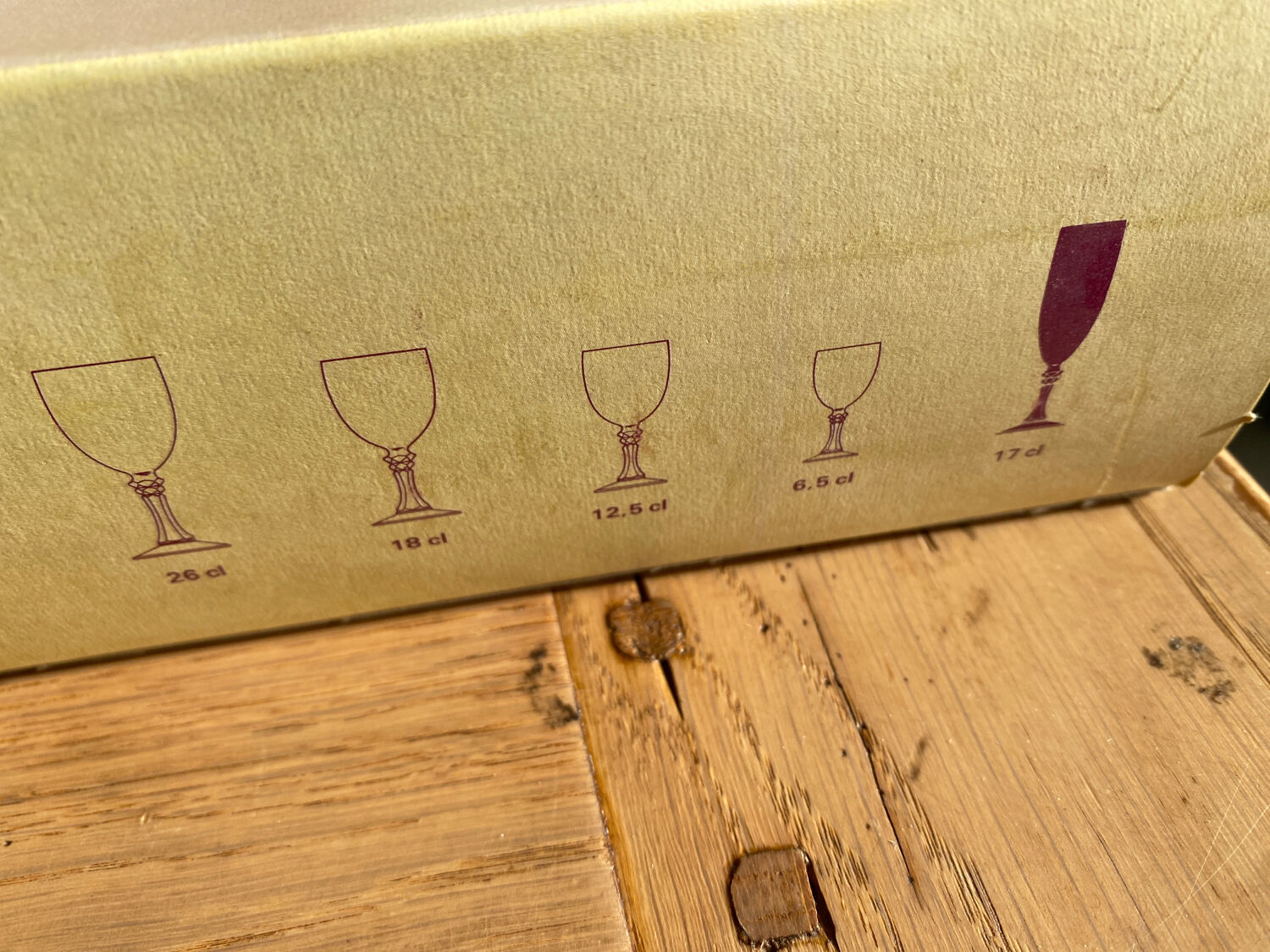 Crystal glass Vintage Lilac series