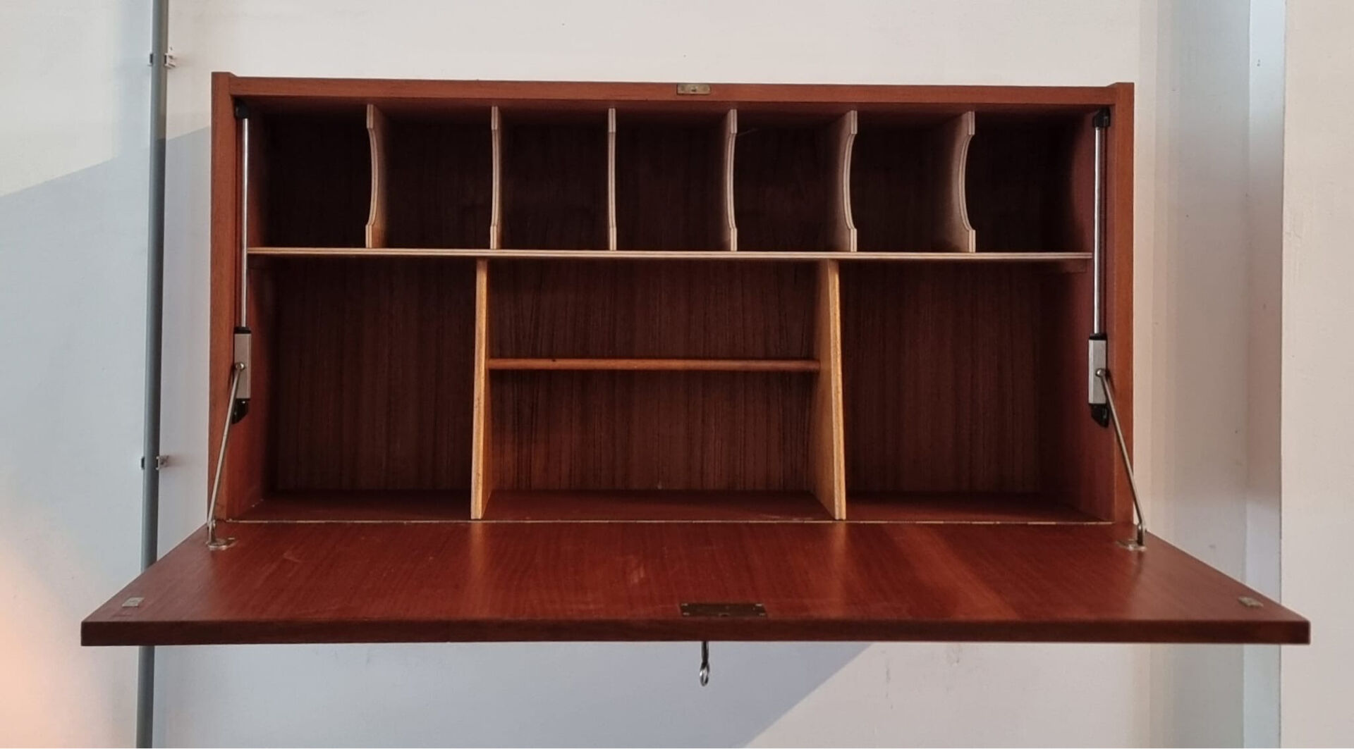 Mid-century drop-leaf cabinet