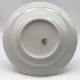 6 Hollow porcelain plates "Moulin des Loups" Beaulieu model
