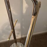Vintage marble and gold metal valet