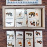 Wooden animal dominoes