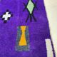 Off-white Moroccan rug with colorful patterns, 250cm x 150cm