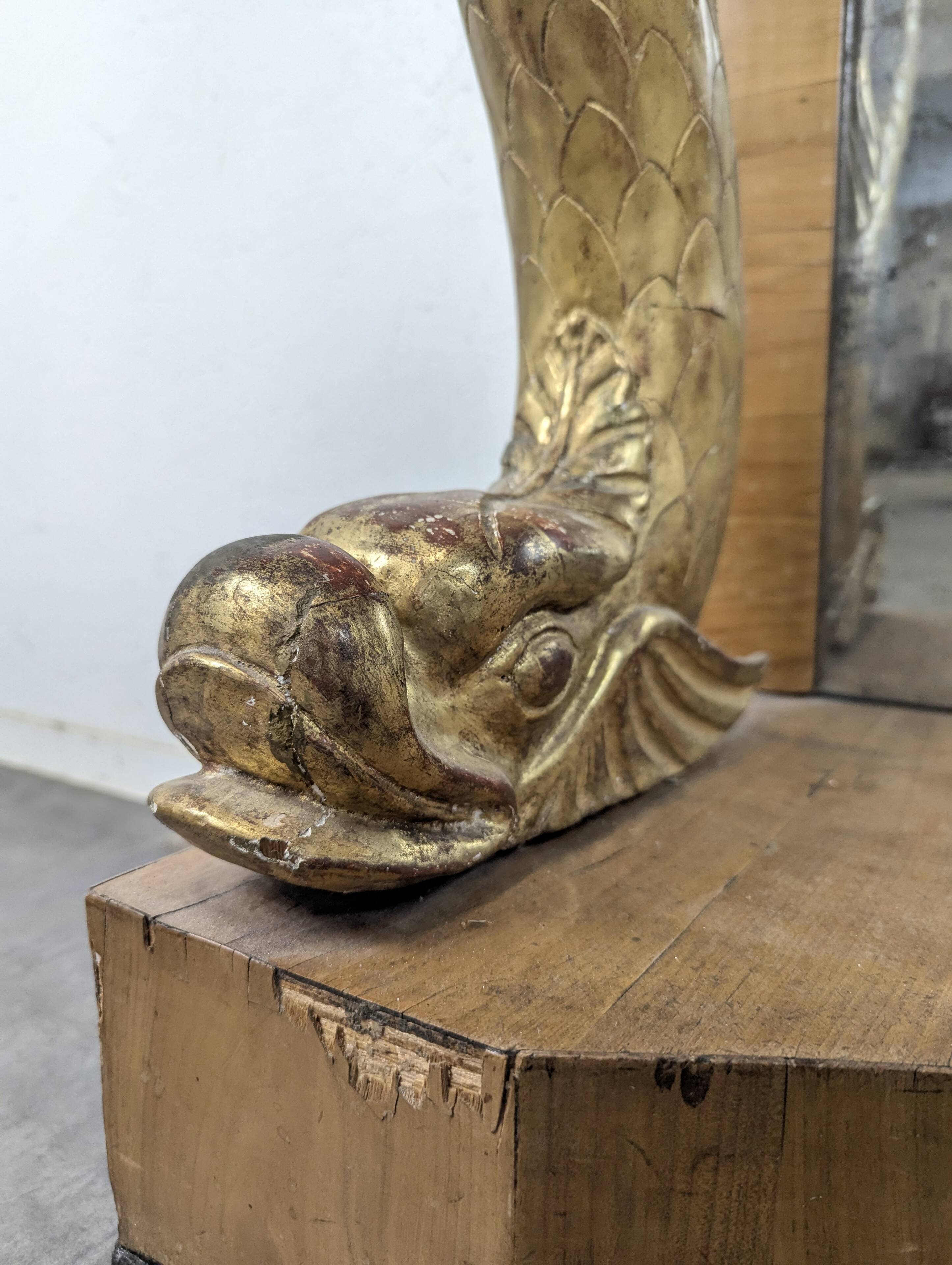 Empire console with dolphins Northern Europe