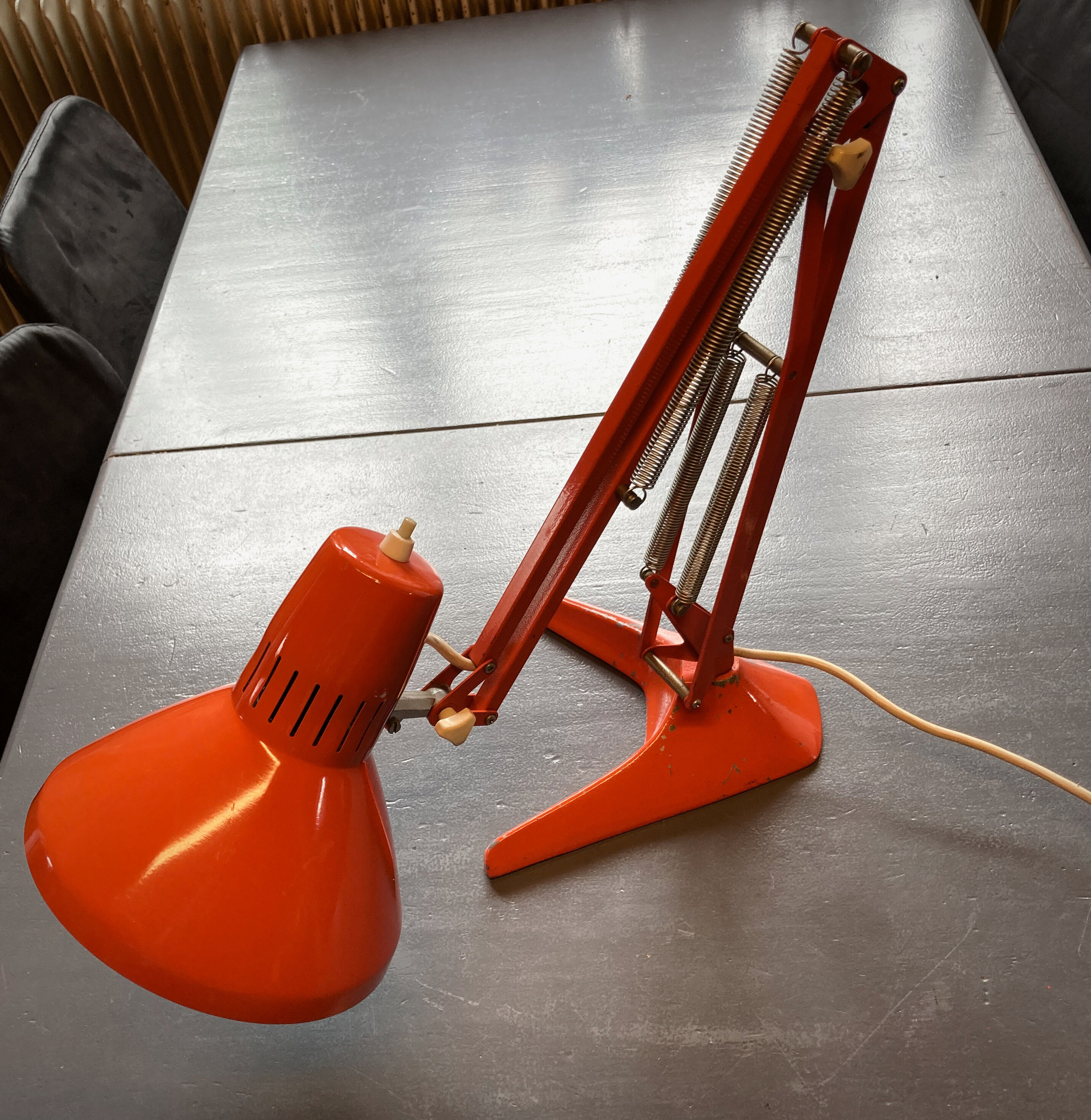 Lampe vintage  industriel de travail Sweden