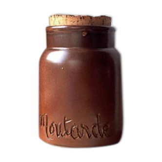 Sandstone and cork pot