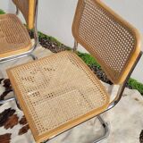 Set of 6 B32 chairs Marcel Breuer Italy design -1970s