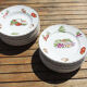 Old ceramic tableware service orchies moulin des loups – vegetable garden pattern – 25 pcs