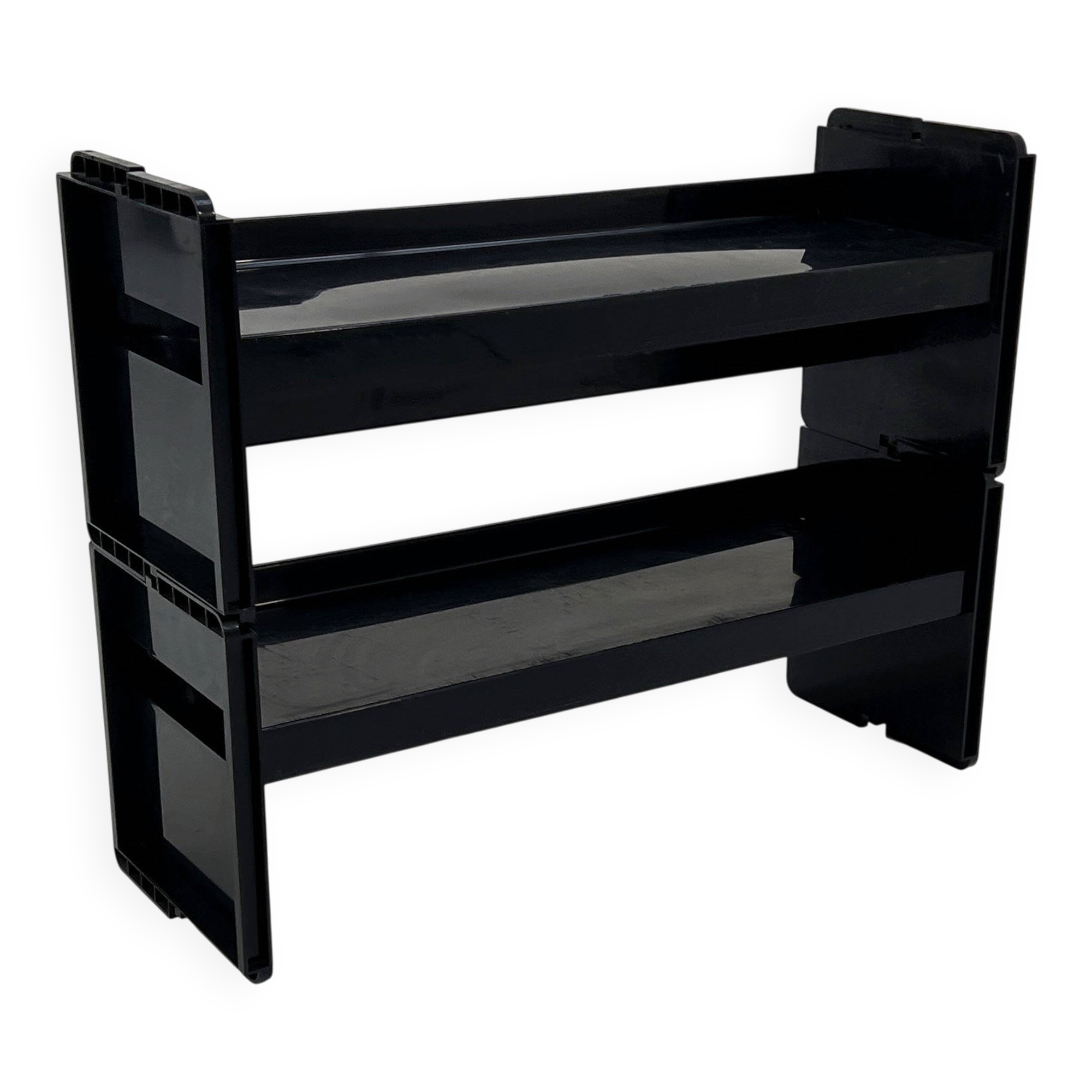 Modular black Jeep shelf by De Pas, D'Urbino & Lomazzi for BBB, 1970