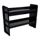 Modular black Jeep shelf by De Pas, D'Urbino & Lomazzi for BBB, 1970