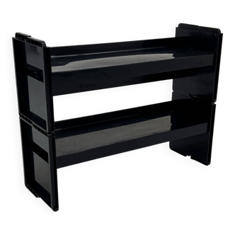 Modular black Jeep shelf by De Pas, D'Urbino & Lomazzi for BBB, 1970