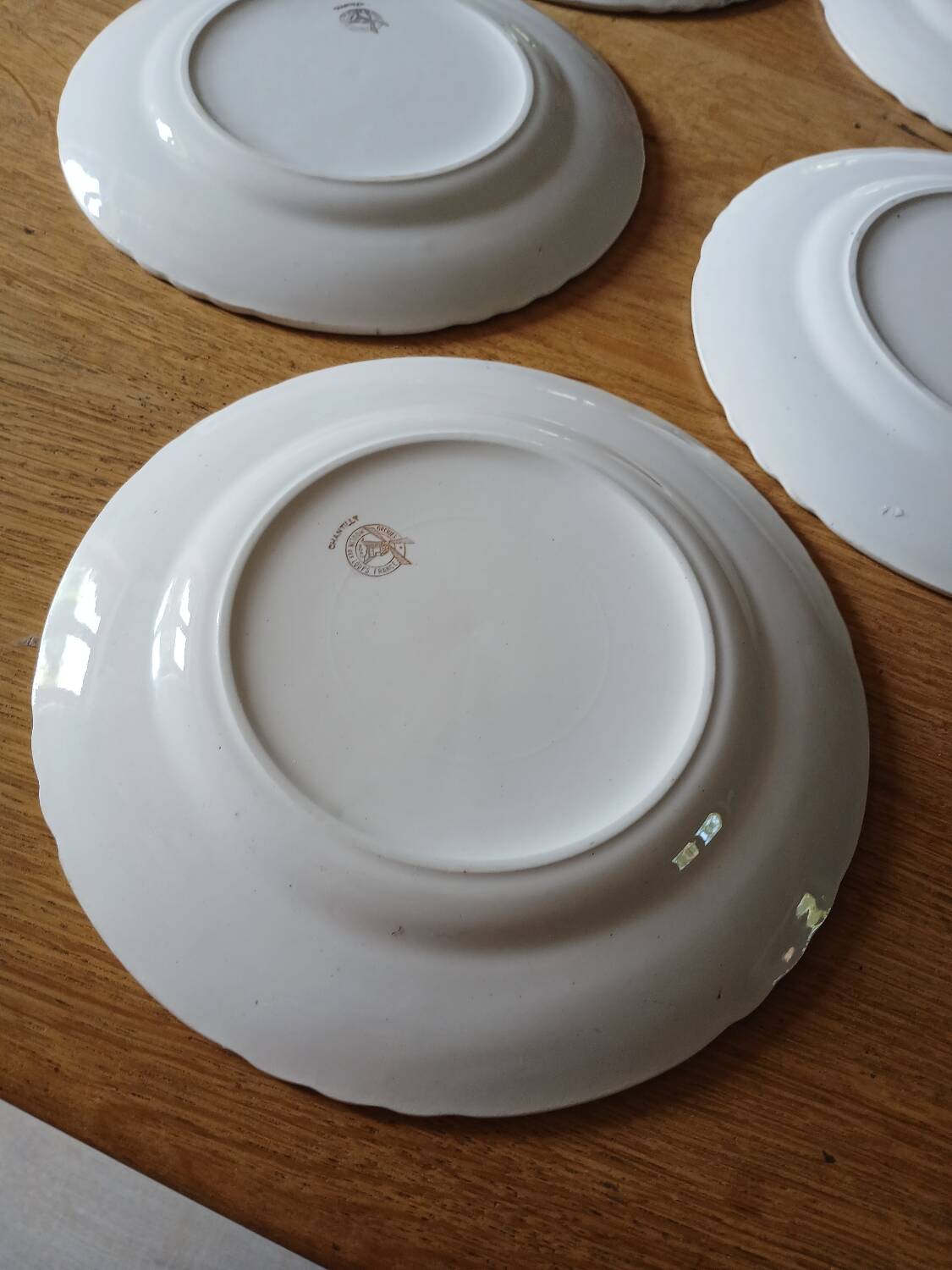 5 old Moulin des loups flat plates