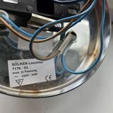 Mid-Century Modern Wall or Ceiling Lamp, Flush Mount, Sölken Leuchten, 1970