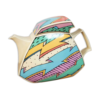 Iconic Memphis Style Dorothy Hafner Rosenthal Teapot - Flash - 1980s