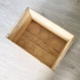 Caisse vintage en bois chicorée Leroux