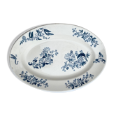 Plat ovale Longwy Ycho