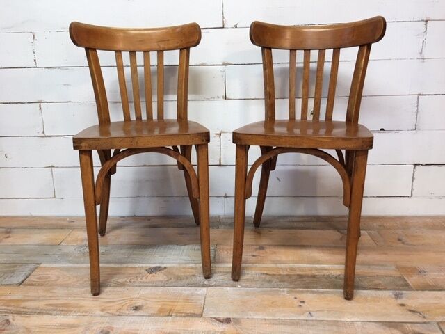 Pair of Luterma bistro chairs 1950
