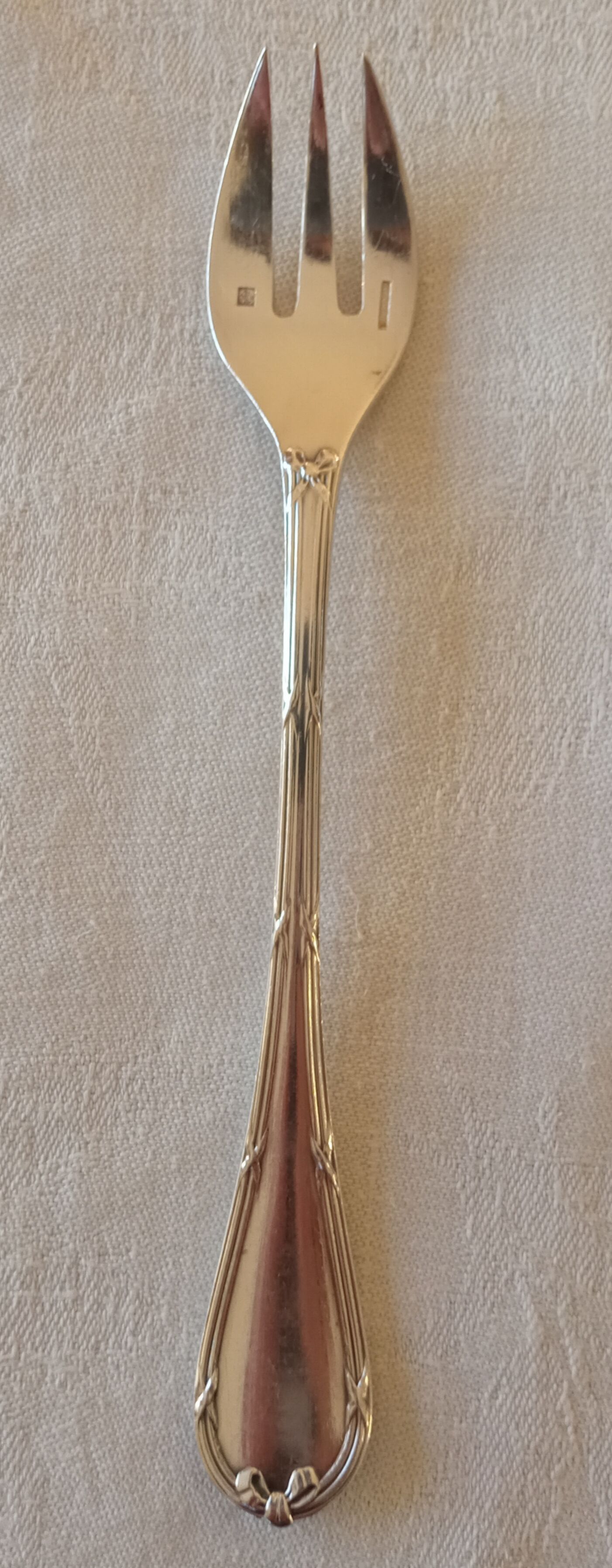 Set of 6 Christofle oyster forks