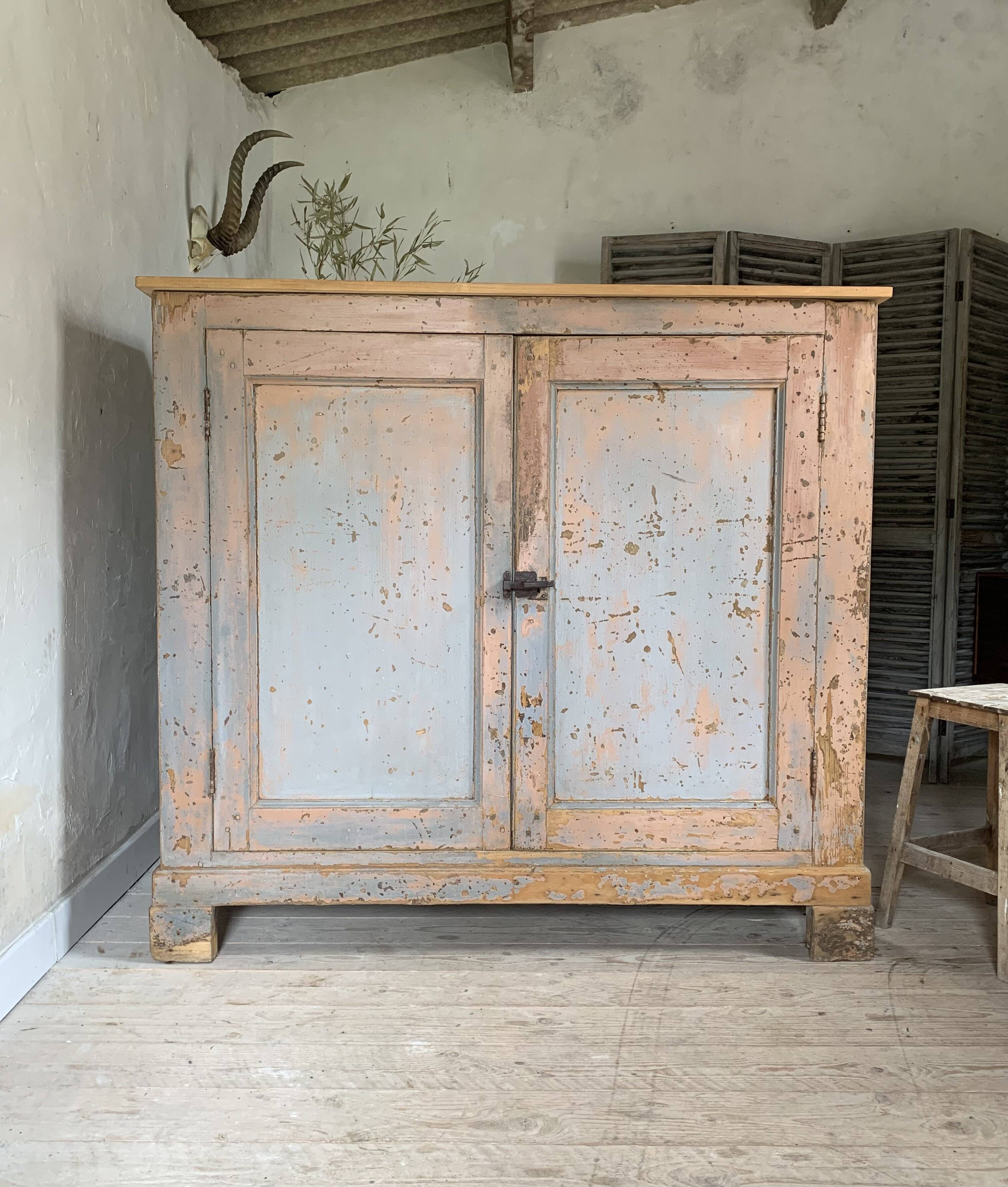Large patinated Parisian buffet