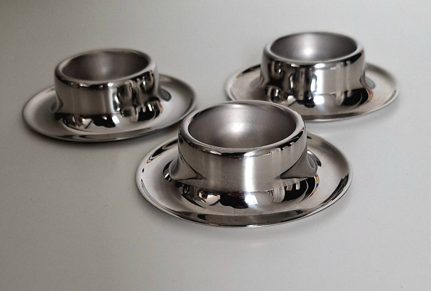 Vintage stainless steel egg cup