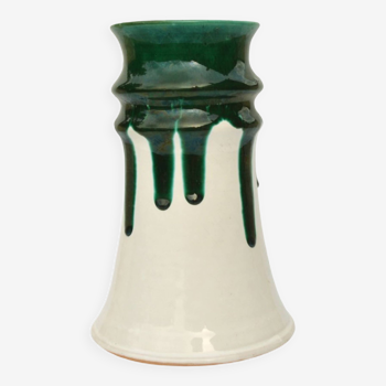 Ceramic vase, Keralit Litomyšl, Czechoslovakia, 1970s.