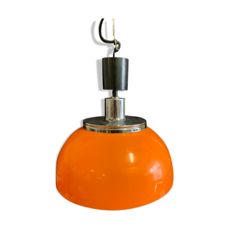 Chandelier , suspension vintage pop orange 1960