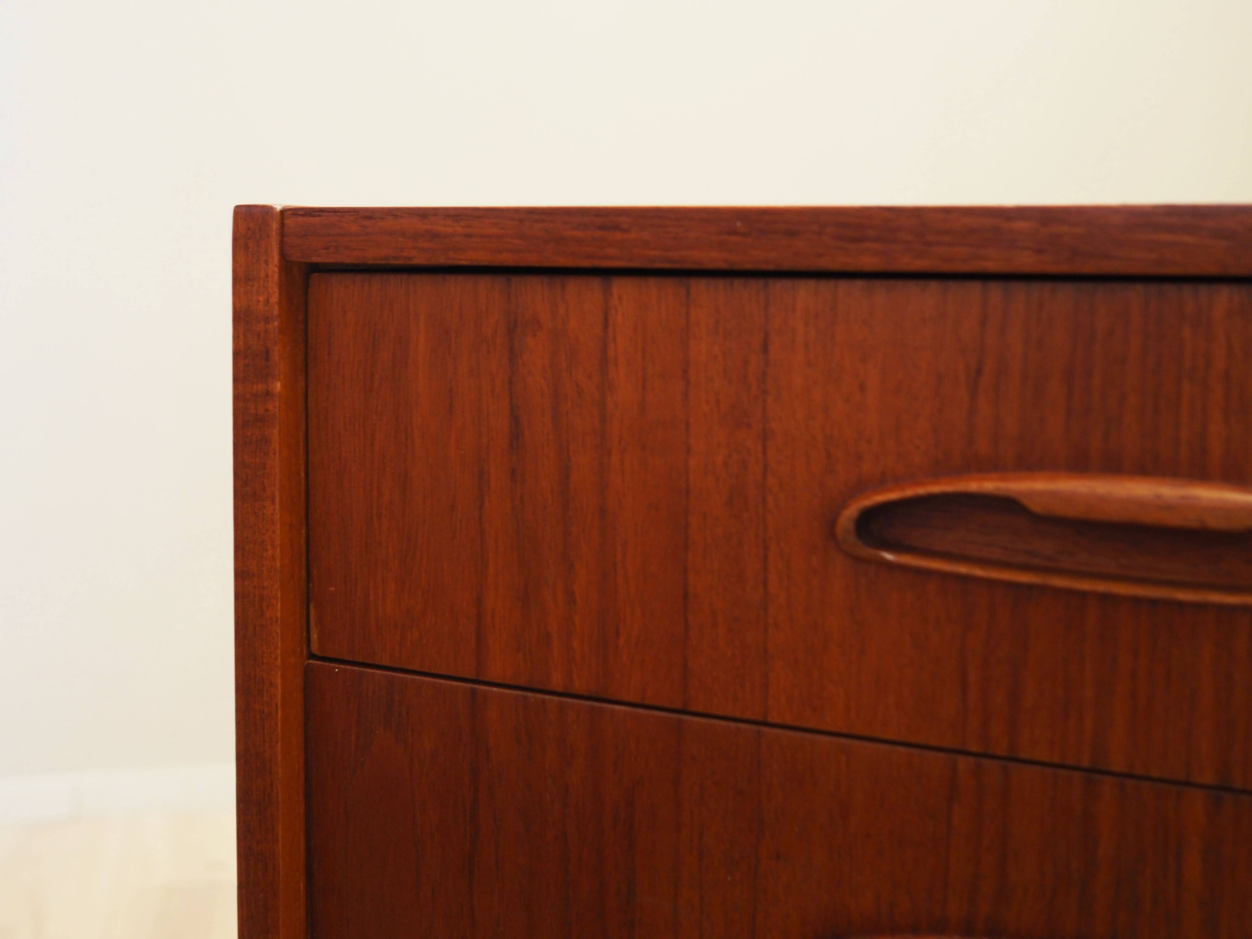 Teak sideboard, Danish design, 1970s, production: Denmark