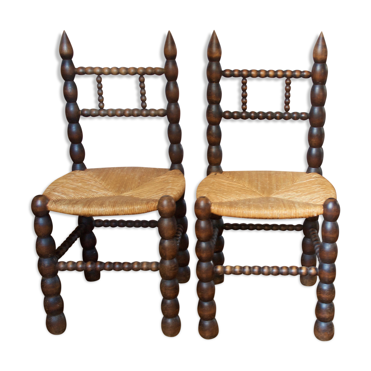 Stylish pair of kitsch chairs
