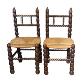 Stylish pair of kitsch chairs