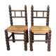 Paire de chaises kitsch stylée