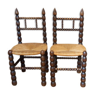 Stylish pair of kitsch chairs