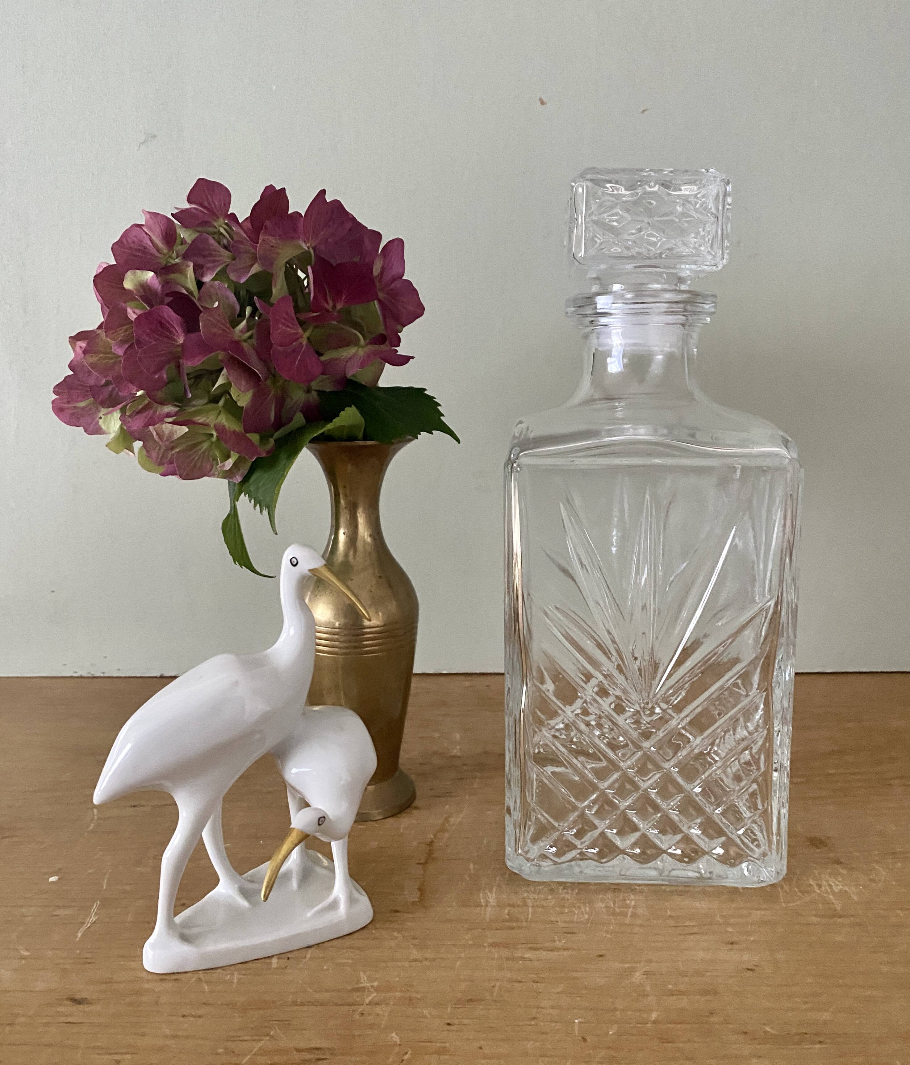 Vintage whiskey decanter