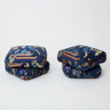 Pair of poufs